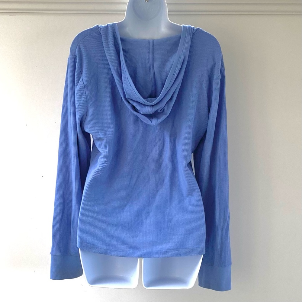 Talbots Ribbed Hoodie - Picture 3 of 6